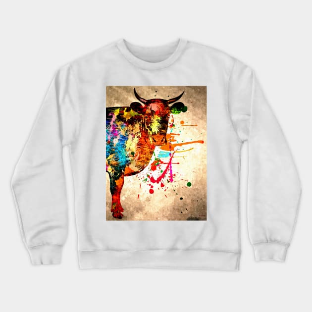 Cow Grunge Crewneck Sweatshirt by danieljanda